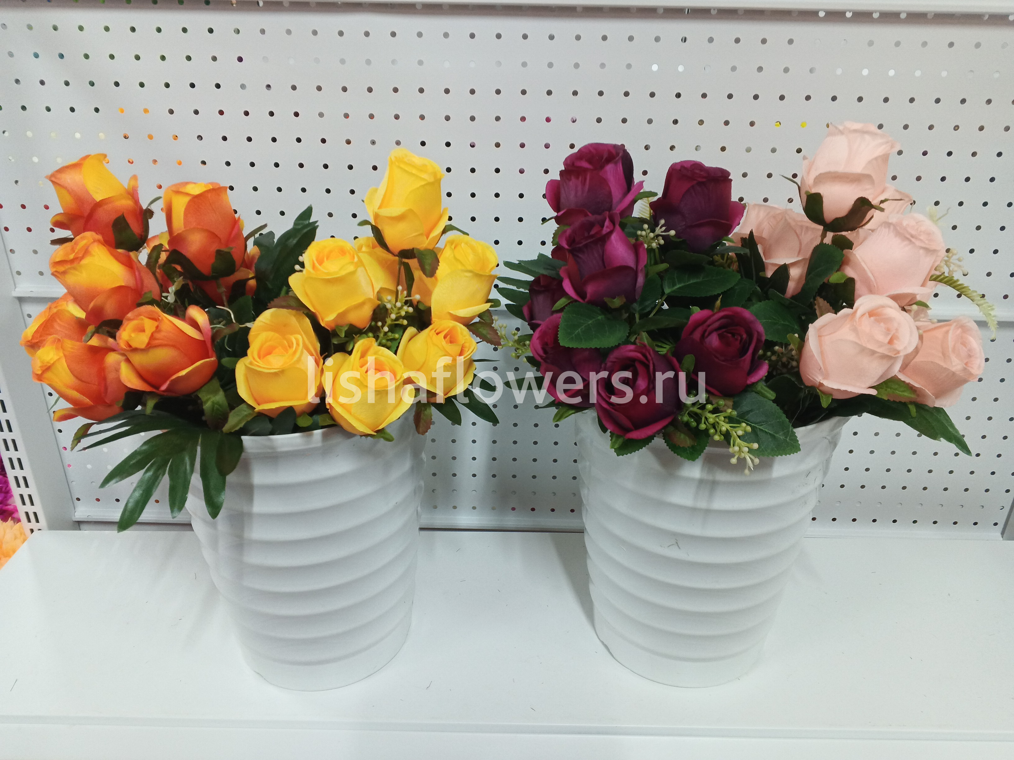 Букет роза-бутон 11в 9г 54см.Арт.AY-25-4 